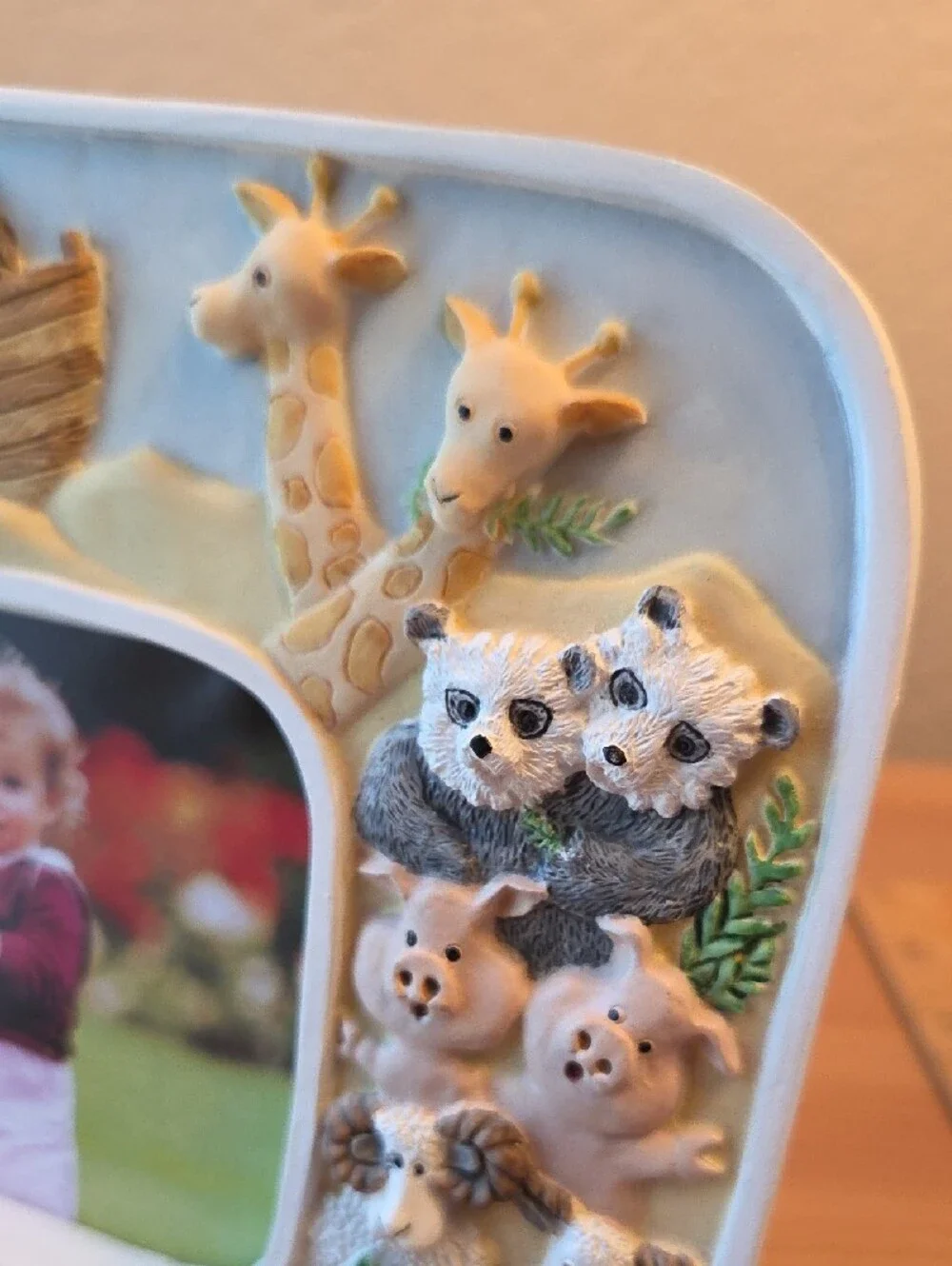 Noah's Ark Animal Photo Frame - Multicolor